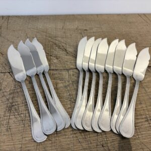 12 couverts à poisson