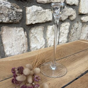 Bougeoir en verre